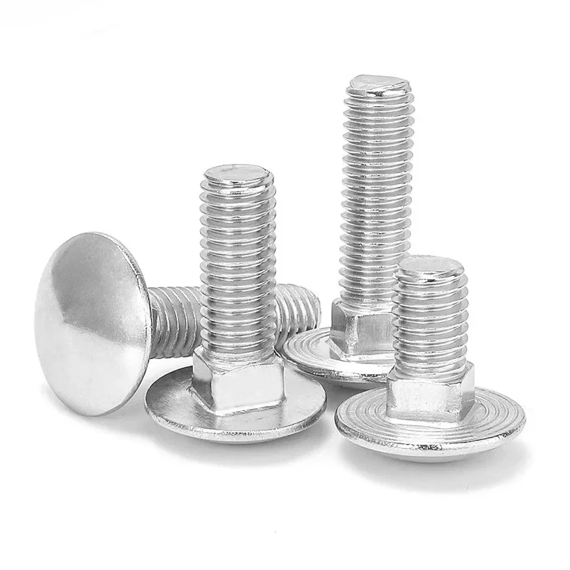 

M6-M12 316 Stainless Steel Carriage Bolt / DIN603 Round Head Square Neck Coach Bolt for Shelf & Desk