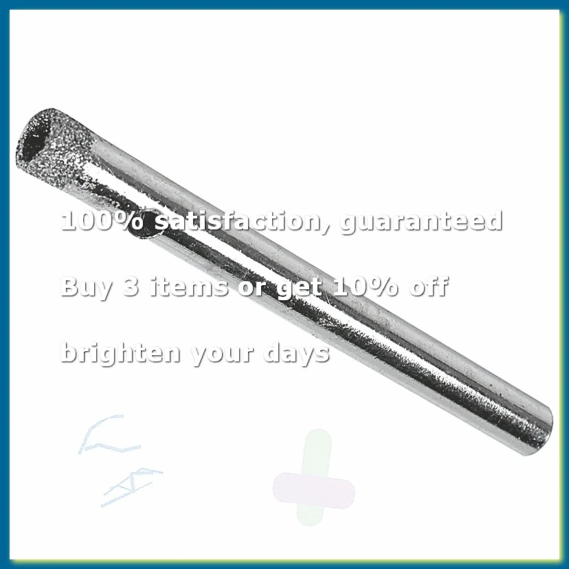 5Pcs Diamond Coated Core Hole Saw Bit Set Tool For Tile Marble Glass Ceramic 5/6/8/10/12mm