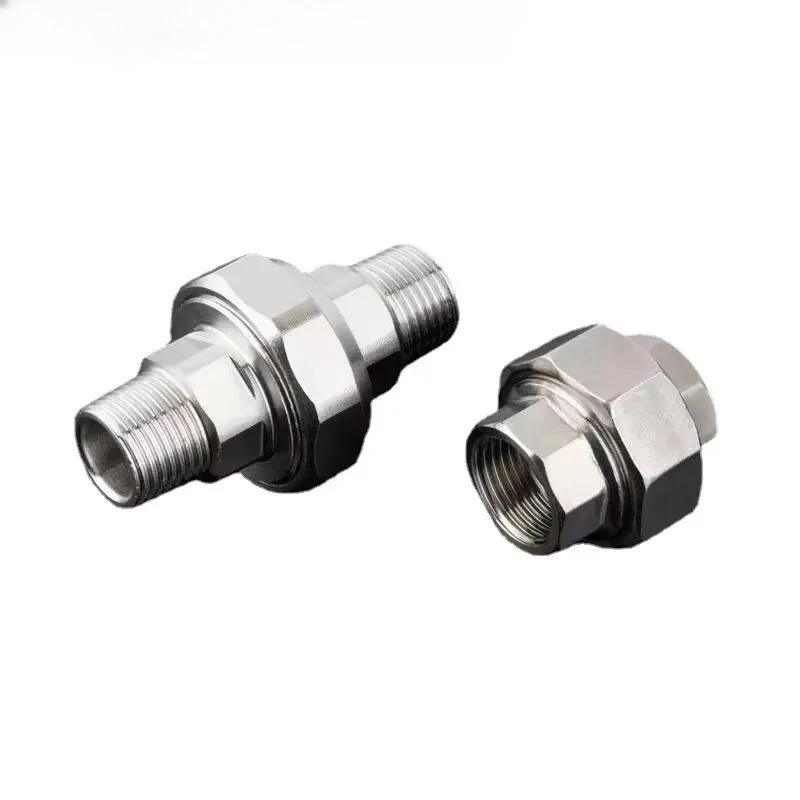 Shelok Male Female Ttraight Nipple Stainless Steel 201 Threaded T Pipe Fitting