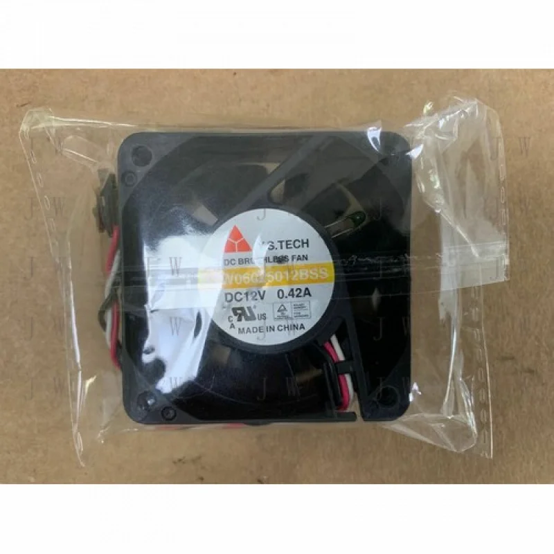 DDJ  For Y.S.TECH 6025 NYW06025012BSS DC12V 0.42A 6CM 3pin cooling fan
