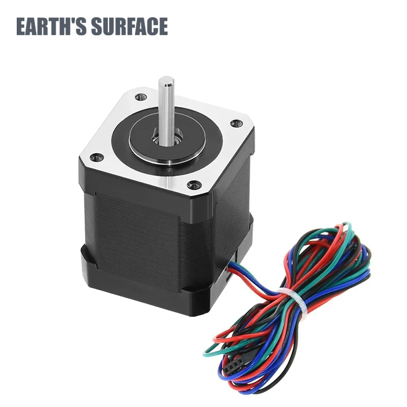 

ES-3D Printer CNC Robot Nema 17 Stepper Motor 48mm 59Ncm/84oz.in 4-lead 42 Motor Nema17 Step Motor 2A 1m Cable for DIY