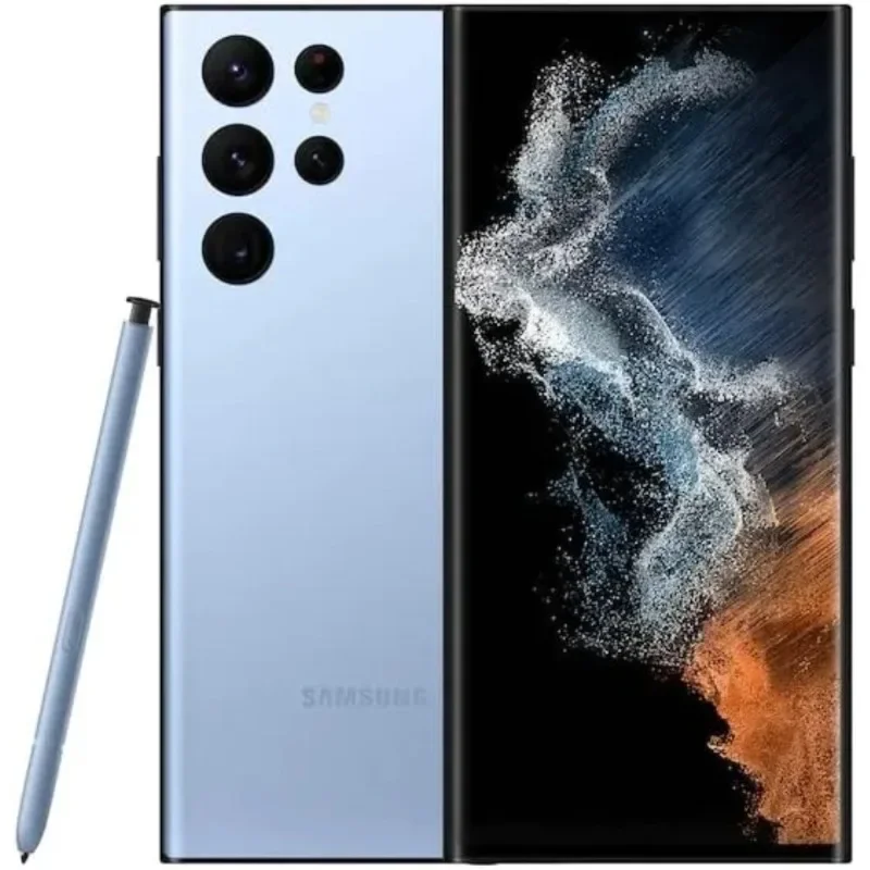 Teléfono Móvil Samsung S22 Ultra 5G de 6.8 Pulgadas, Desbloqueado, 12GB+128/256GB de Gran Almacenamiento, Compatible con NFC, Teléfono Celular de Alta Definición
