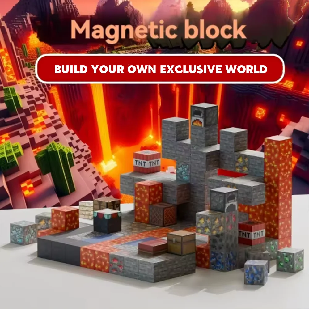 

Магнитная плитка, строительные блоки, игрушки для детей, образовательная конструкция, нетоксичные обучающие игрушки из АБС-пластика, подарок на день рождения ребенка