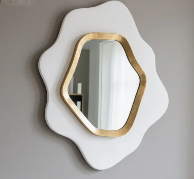 60X48CM Large Modern Bathroom Bedroom Makeup Home Decor Bathroom Frame Mirror Wall Hanging Dropshipping Wholesale Discount DDP