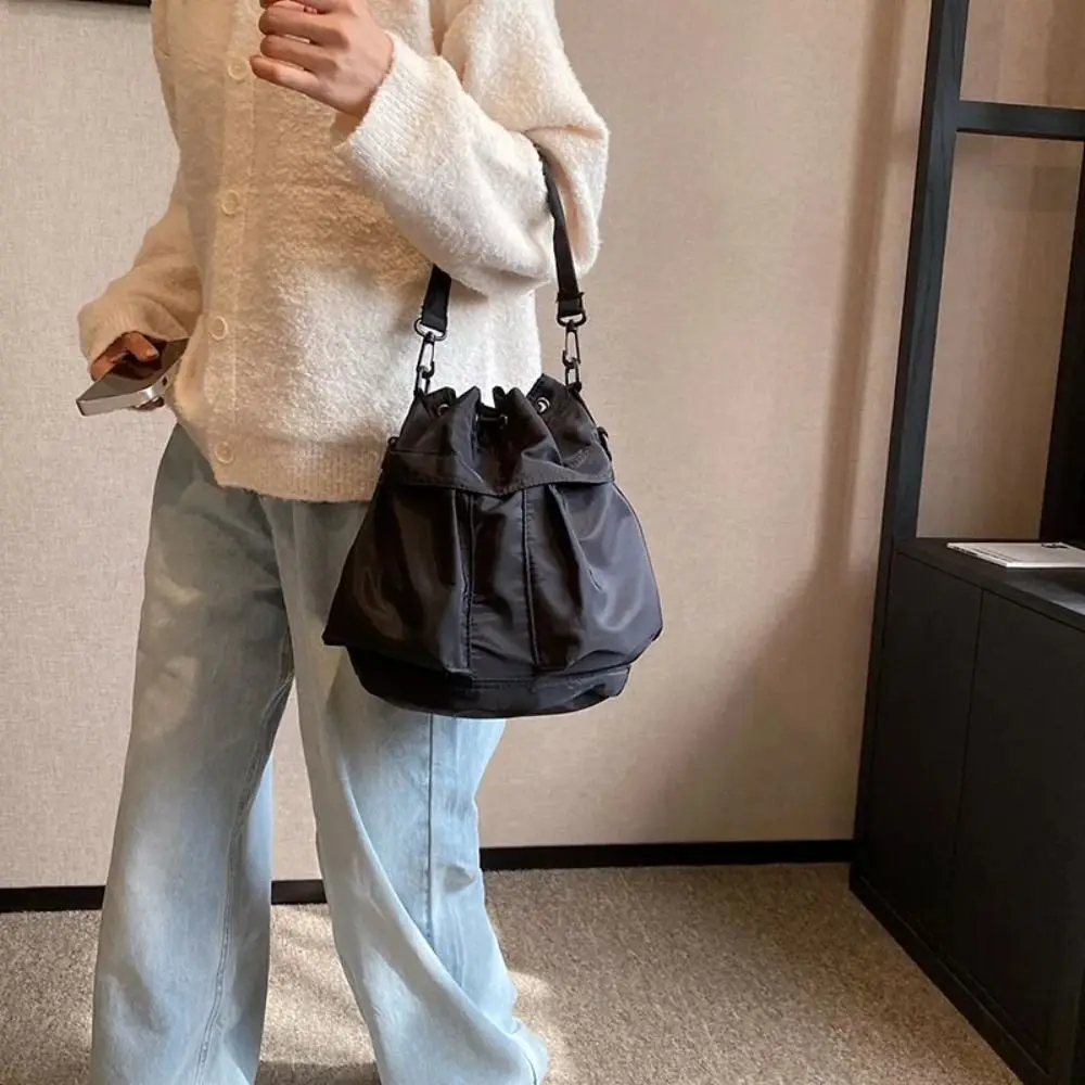 

Портативная женская сумка на шнурке, повседневная большая вместительная сумка через плечо для телефона, регулируемые сумки, однотонная сумка на плечо для покупок