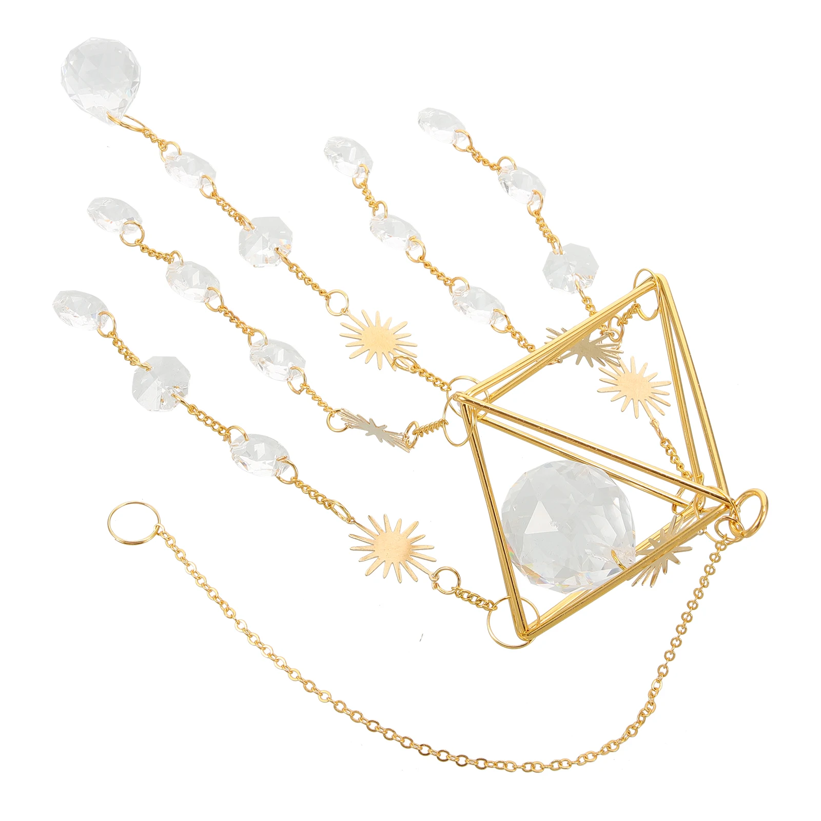 

Crystal Hanging Decoration Lightweight Pendant Romantic Wedding Party Hanging Crystal Lamp Ornament Light Pendant