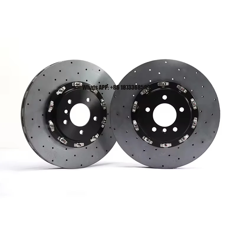 

Racing High-Strength Carbon-SiC Brake Discs - 40% Lighter Than Steel Ideal For Supercars & Racing Machines For Ferrari 488 Pista