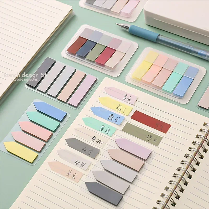 100Sheets Index Sticky Notes Memo Pad Bookmarks N Times Strong Stickiness Label School Office Students Stationery Book Reading