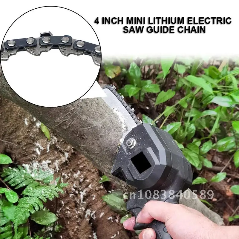 

4 Inch Mini Electric Steel Chainsaw Chain Electric Saw Accessory Replacement Chain for Electric Pruning Saw Garden Logging Tools