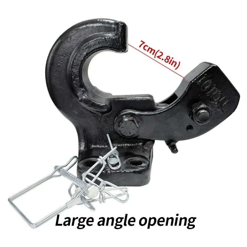 Premium 22000Lbs Forged Tow Hook 4X4 Off Road Trailer Hitch Towing Auto Exterior Accessories