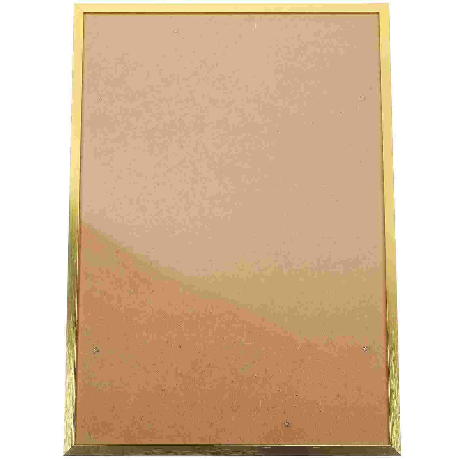 Picture Framing A3 Frame Gold Simple Authorization Holder Aluminum Alloy Frames