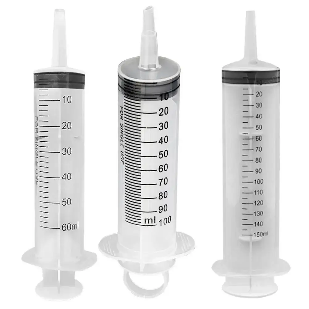 60 100 150 ML Reusable Marinade Injector BBQ Meat Syringe Poultry Chicken Flavor Syringe Measuring Tools Feeding Tools Gadgets