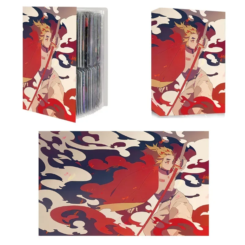 Demon Slayer Cartão do jogo Protector Book, Kimetsu No Yaiba, Kamado Tanjirou, Nezuko, Agatsuma Zenitsu Binder