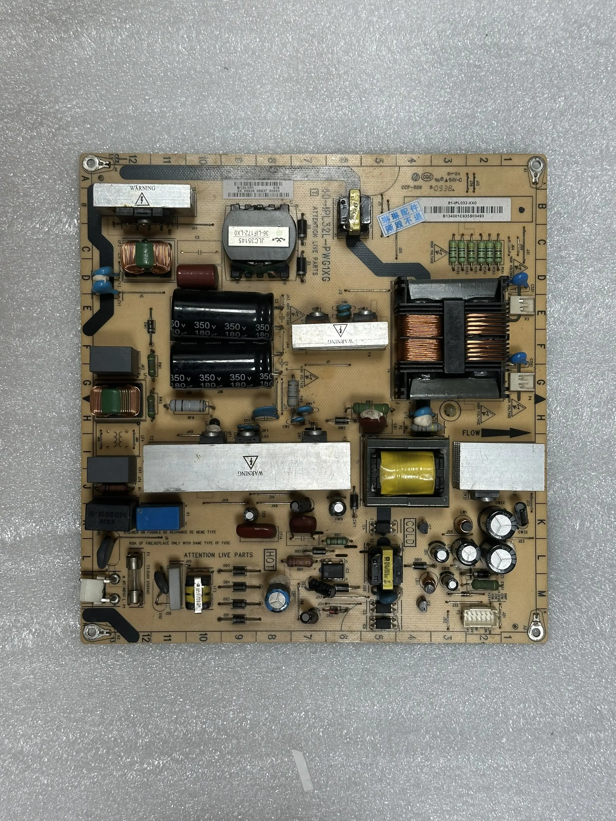 

Used board For 40-IPL32L-PWG1XG power supply board par