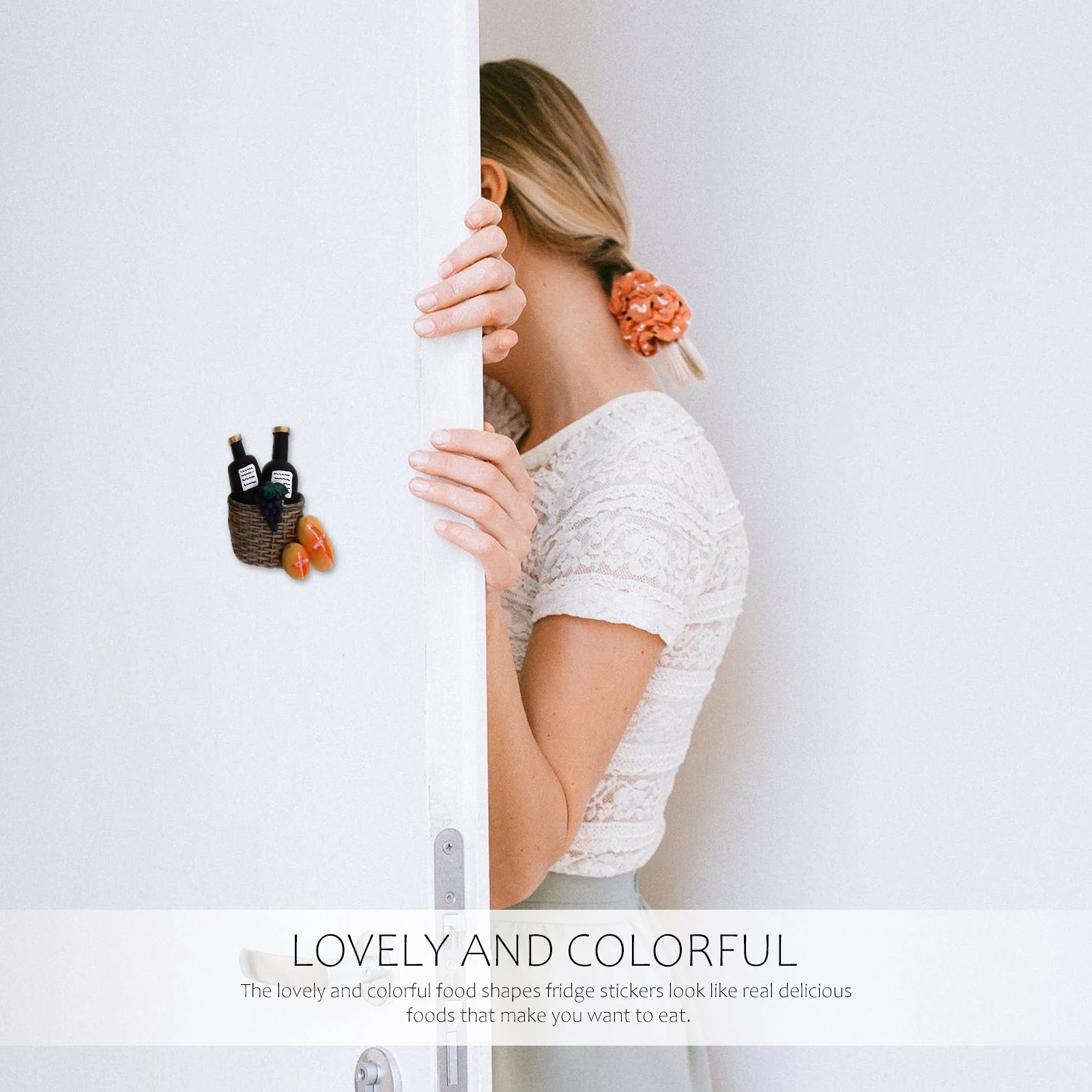 

8Pcs Breakfast Magnetic Sticker Resin Food Fridge Magnets Funny Refrigerator Stickers Kitchen Decoration DIY Home Accessories