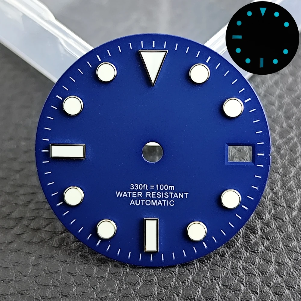 28,5 mm GMT-Uhrenzifferblatt, Zeiger BW9, leuchtend, geeignet für NH34-Uhrwerke, Uhrenzubehör, Uhrenmontage – Detail 7