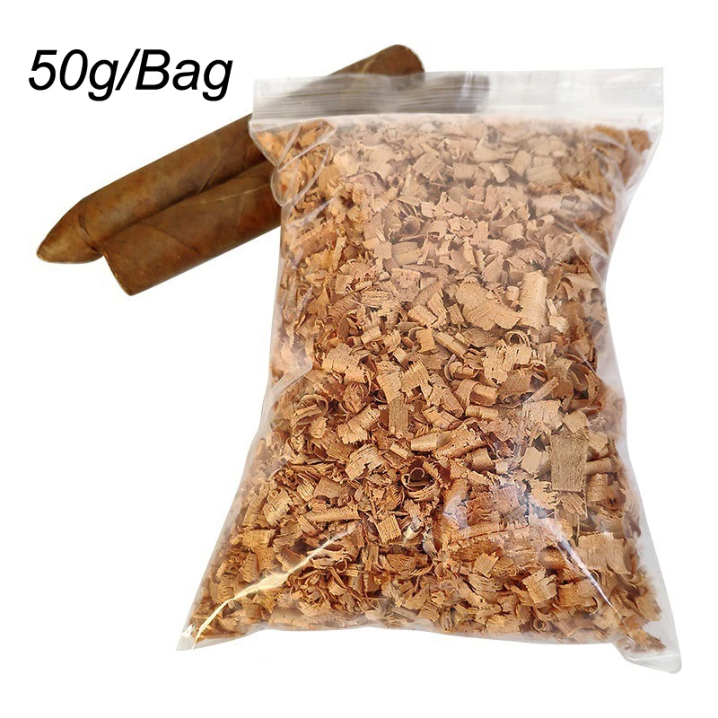 50g 100g Natural Spanish Cedar Wood Sawdust Humidors Cedar Wood for Cigar Storage No Cigar Bugs More Aromatic Cigar Tools