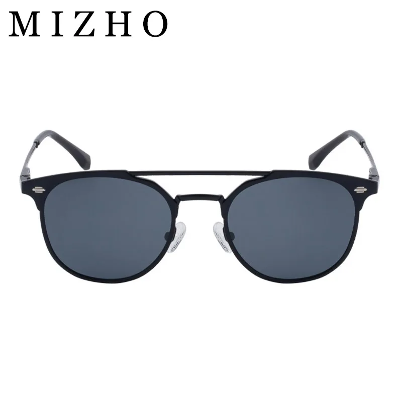 MIZHO Retro Steampunk Sunglasses Men Luxury Brand Vintage Round Sun Glasses Metal Glasses Women Fashion Driving Goggle UV400