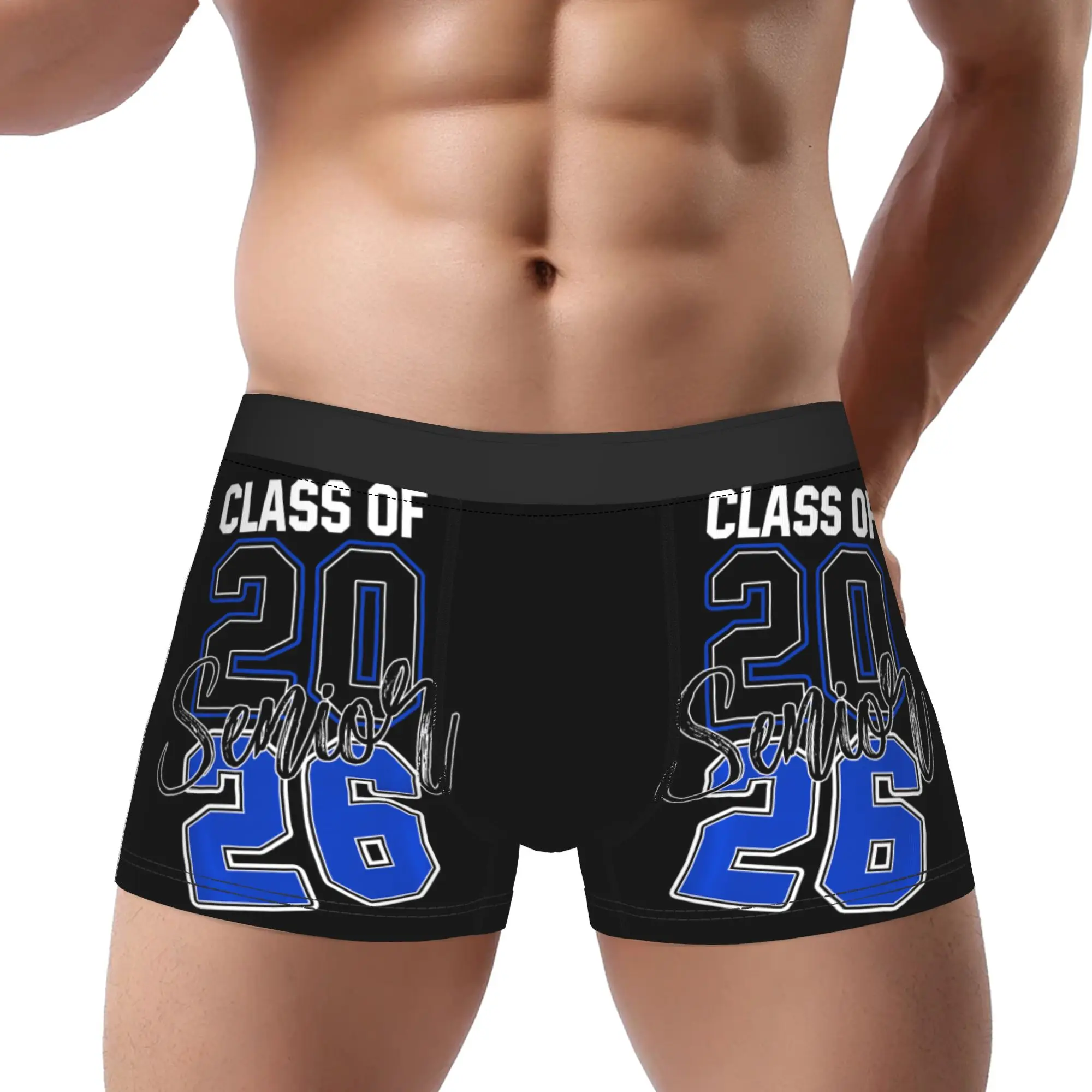 Senior 26 Graduation Party Last Day School  Class Of 2026 Underpants Homme Panties Man Underwear Ventilate Shorts Boxer Briefs