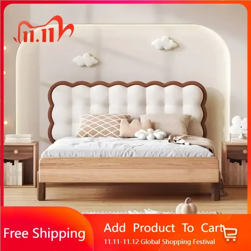 Cama Doble de Lujo Oculta, Moderna y Sencilla, Blanca, con Almacenamiento, Cama Queen Size, Cama Doble para el Hogar, Cama de Lujo para Videojuegos, Muebles Únicos