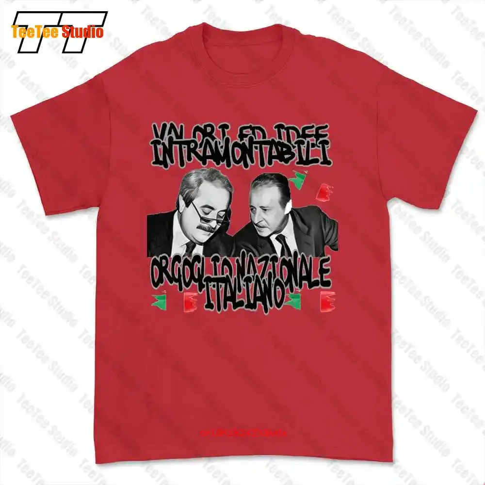 Giovanni Falcone Paolo Borsellino Antimafia-Eroi T-shirt Tee LML8 image 4
