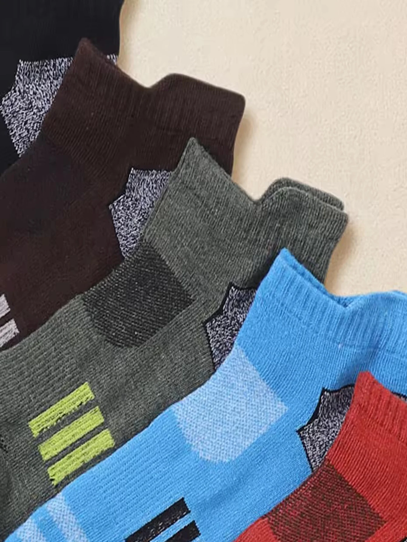 6/12 пар мужских ярких разноцв – обзор и цена Ankle Sock Low Cut