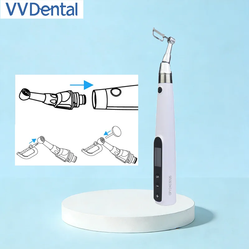 

Электрический ортодонтический мотор-наконечник для IPR (интепрочимального редукционного проксимального отбеливания) с системой для проксимального редукционного проксимального отбеливания, перезаряжаемый