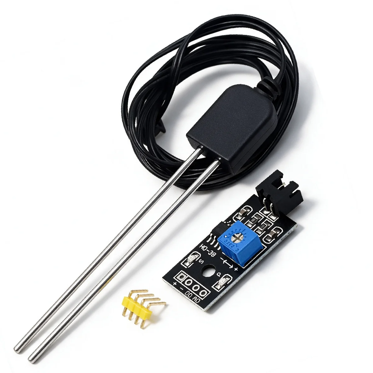 Soil Moisture Sensor and Soil Detector Module Soil Moisture Test Soil Humidity Test Corrosion Resistance Probe for Arduino