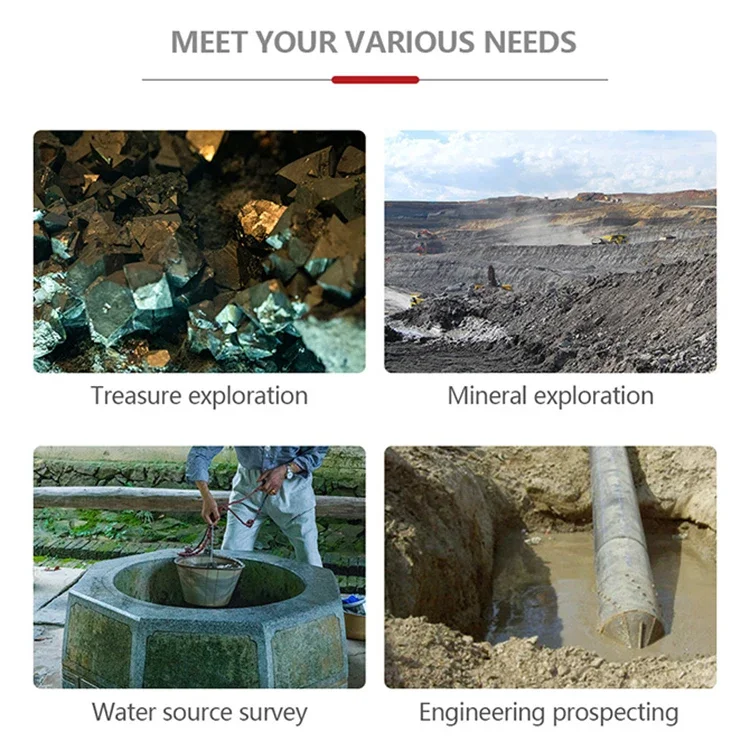 ADMT 500AX 16D 16-канальный поисковик подземной воды 500 м детектор минералов для металла, золота, серебра, руды, исследовательское оборудование