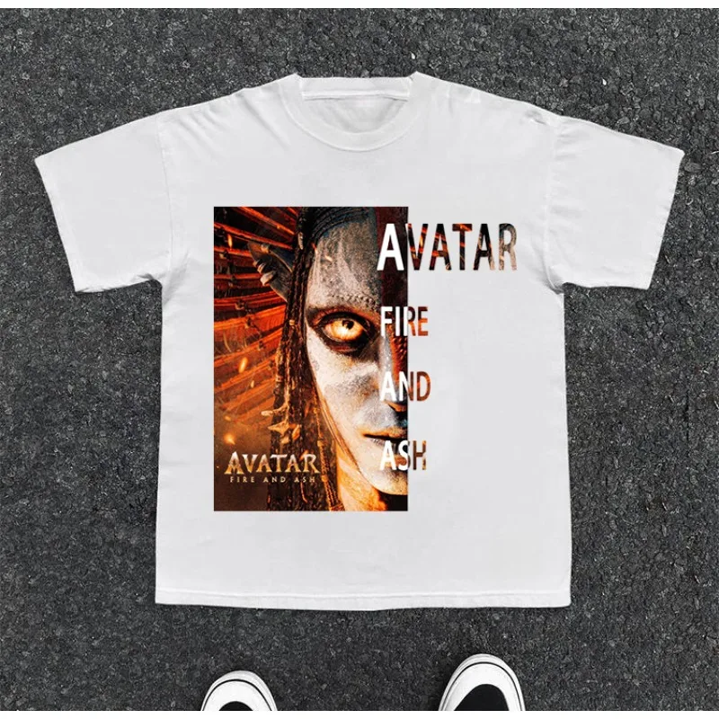 الصورة الرمزية: تي شيرت مطبوع عليه فيلم Fire and Ash، تصميم شخصية مذهلة، بلوزة كاجوال قصيرة الأكمام للجنسين للمحبي