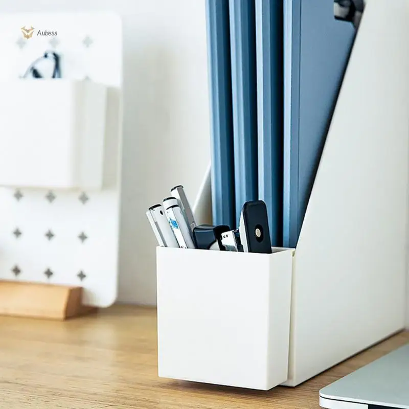 Creative Table Edge Storage Holder Clean And Orderly Pen Holder Storage Rack Easy To Install Durable Sundries Storage Rack