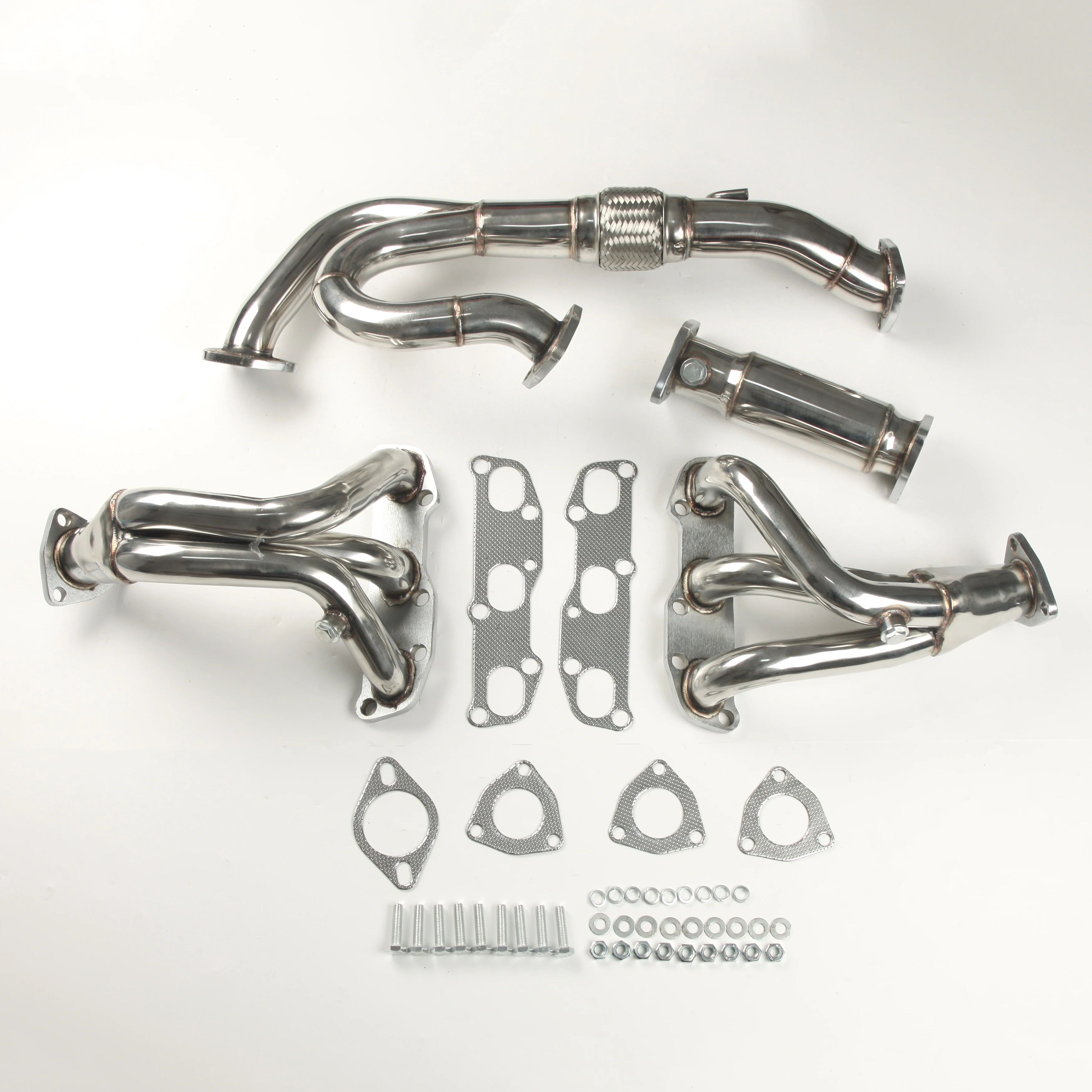 New Exhaust Headers Manifolds For 2002-2006 Nissan 3.5L VQ35DE V6 Altima