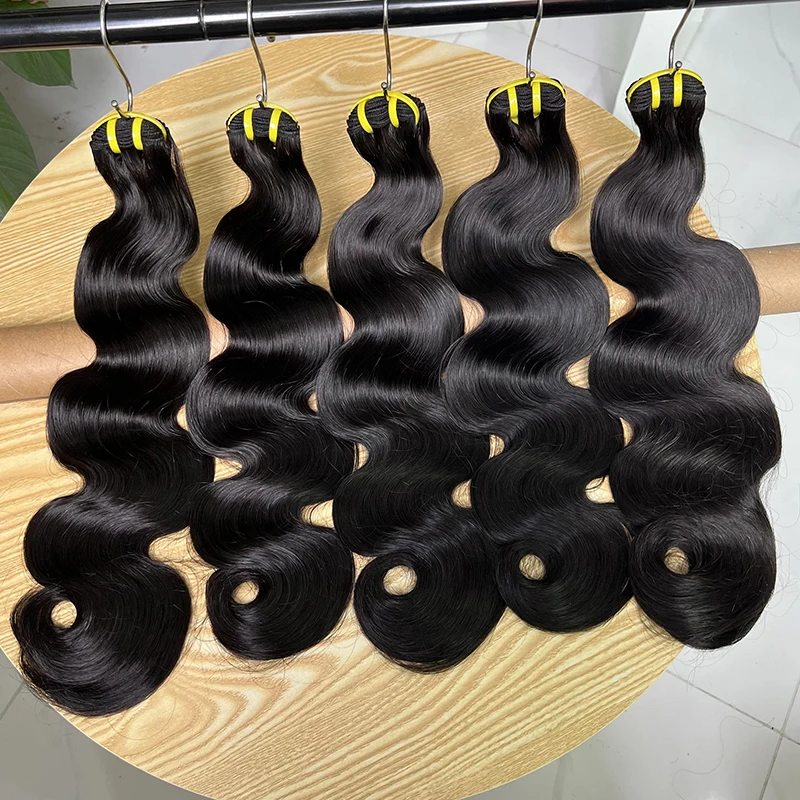 

15A Grade Super Double Drawn Body Wave Bundles Human Hair Natural Raw Hair Weave Bundles Human Hair Curlly 1/2/3/4 PCS