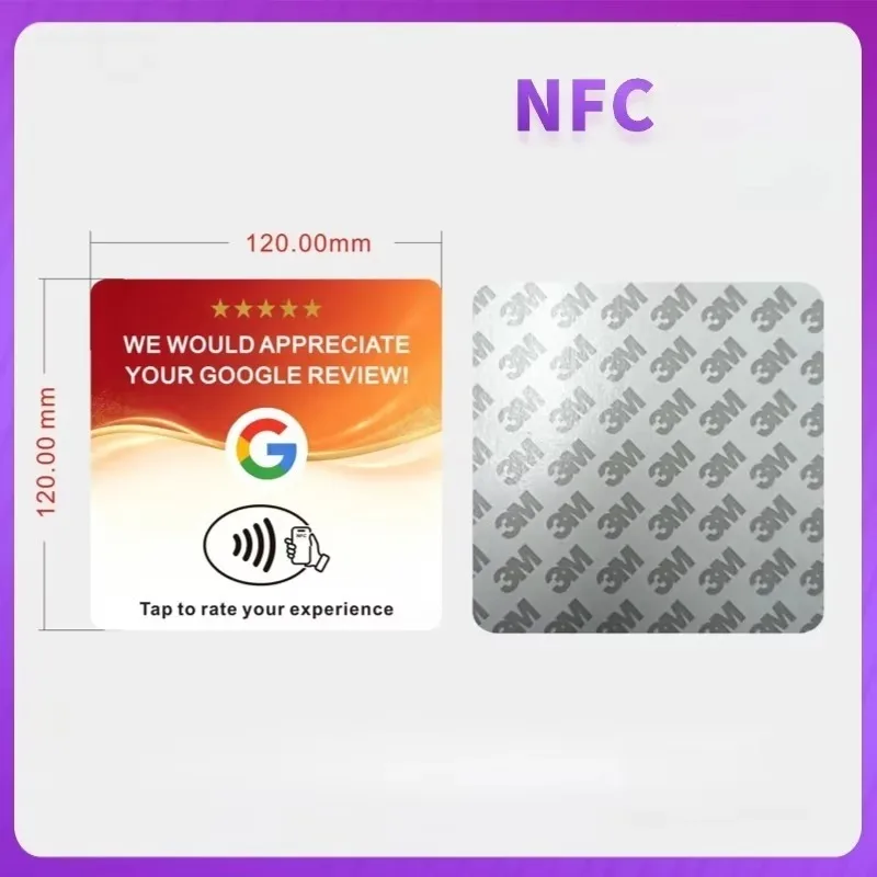 10-5Pcs Reusable Google Review Tap NFC Card, Review Us On Google Programmable NFCTap Card User-Friendly Time-Saving Factory Spot