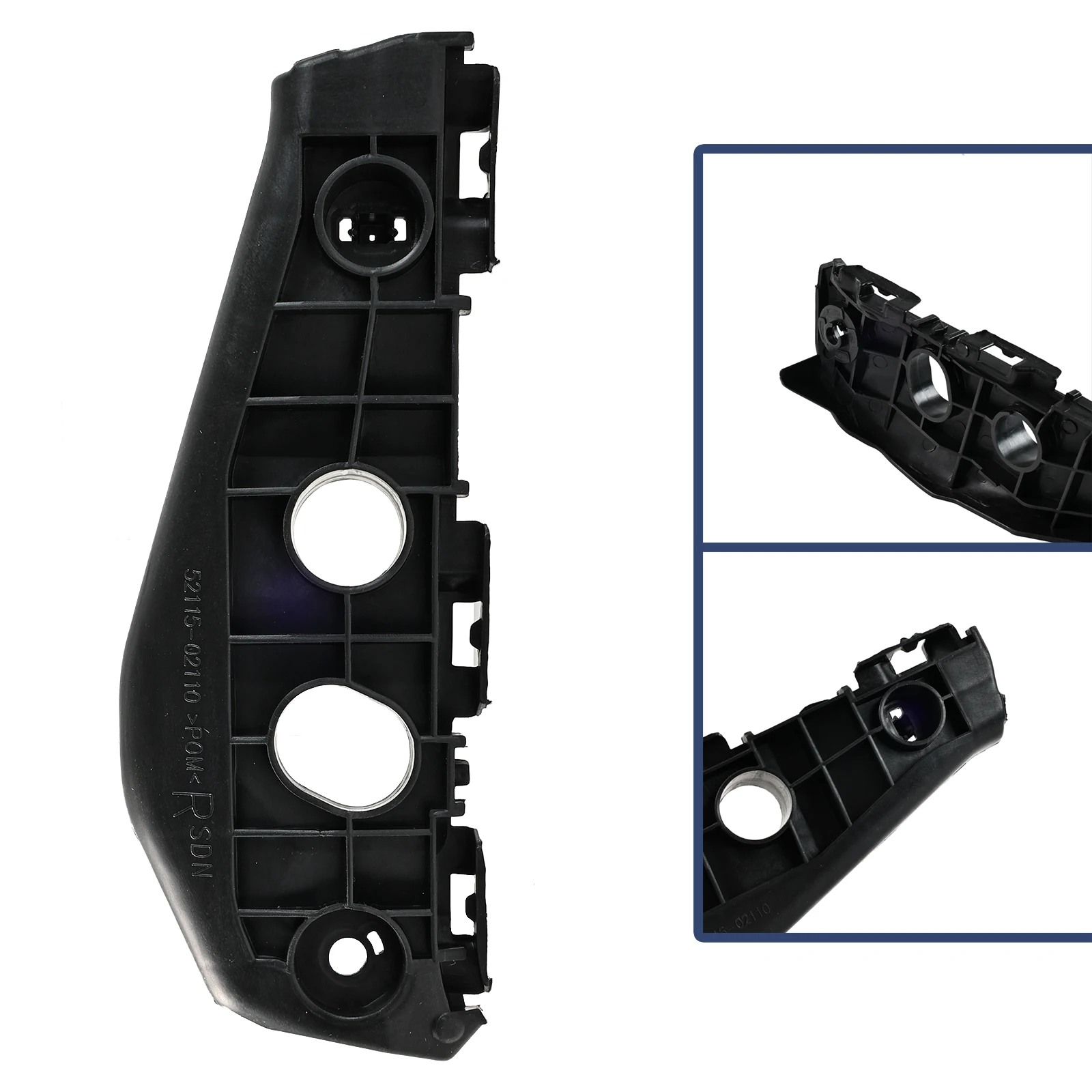 2szt Przedni lewy wspornik zderzaka samochodowego po stronie kierowcy Wspornik zderzaka po stronie pasażera do Toyota Corolla 2009-10 52116-02130/12390 — zdjęcie 4