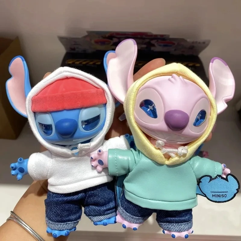 Nuevo juguete MINISO de moda Stitch Gen Z Street Series caja ciega juguetes de vinilo muñeca bonita caja misteriosa bolsa colgante decoración regalo sorpresa