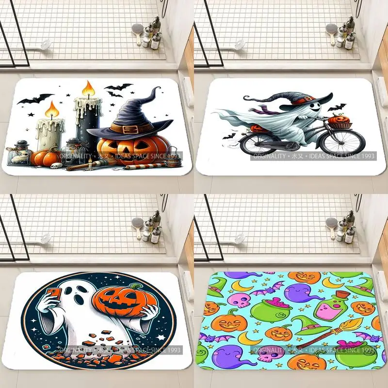 

Автомобильный коврик ведьмы на Хэллоуин, украшение для гостиной, домашний диван, нескользящий ковер, кабинет, спальня, татами, детский мягкий напольный коврик