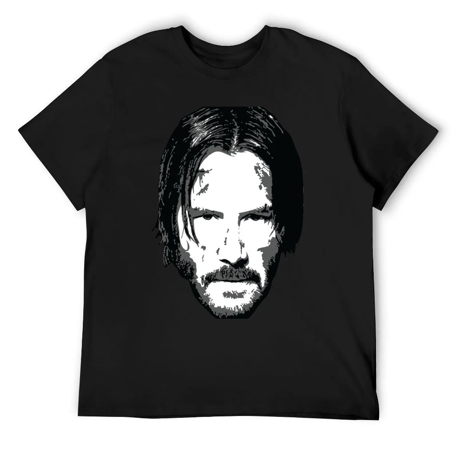 

face of Keanu Reeves T-Shirt affliction shirts luxury designer Luxury man graphic t shirt vintage men clothing