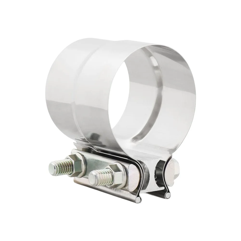 

Automotive exhaust pipe clamp reducer made with 304 stainless steel for enhanced sealing and easy installation on muffler pipes