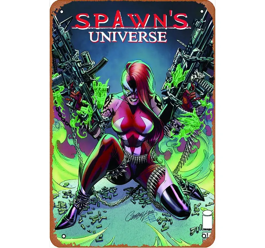 Spawn Universe #1 Comics Plaque Poster Metal Tin Sign 8