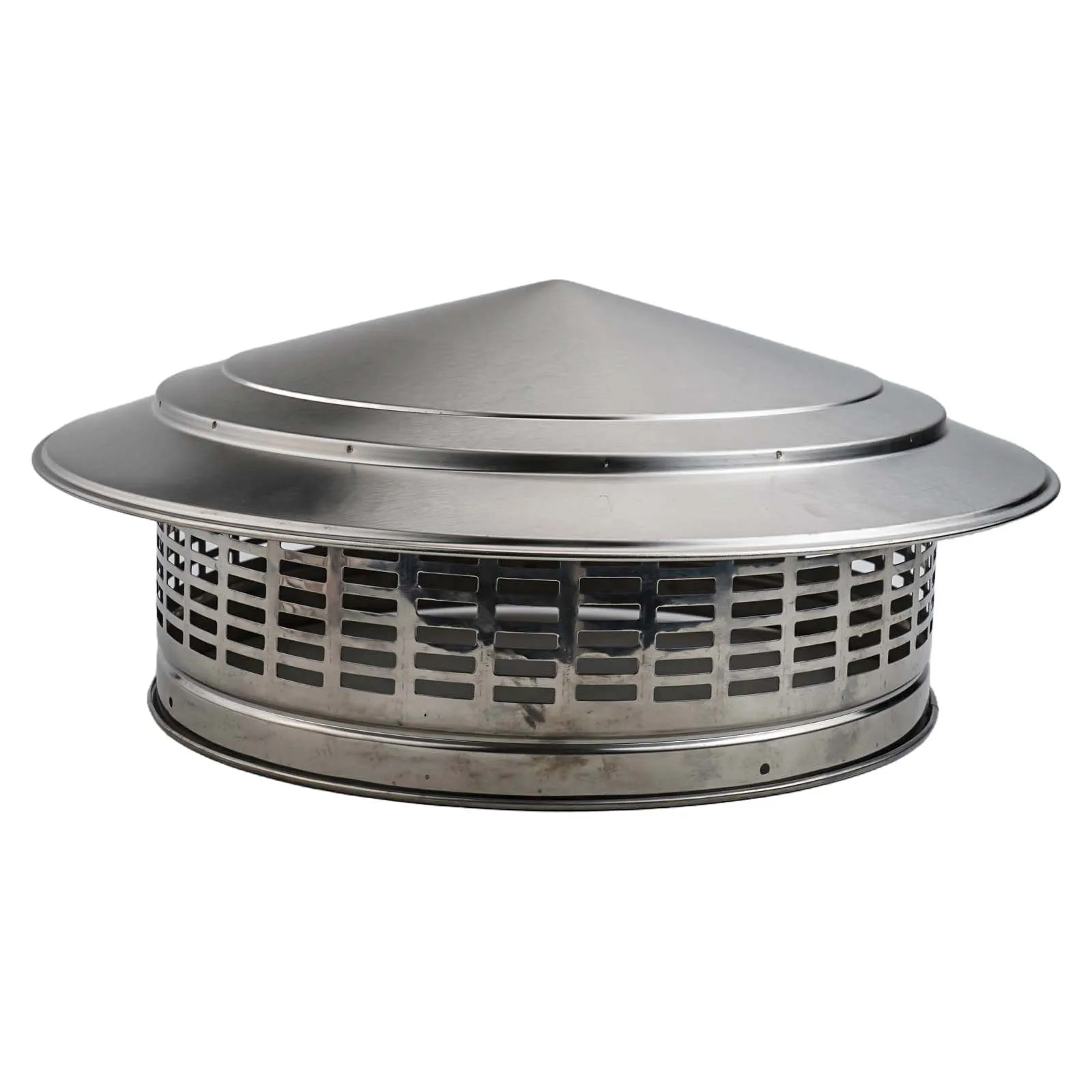 Chimney Cap Cover Chimney Rain Cap Weather Barrier 304 Stainless Steel Easy Installation Protects Exhaust System