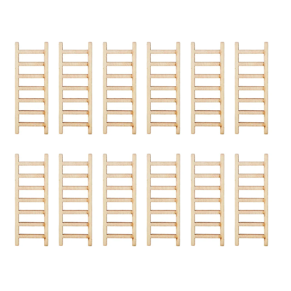 20 Pcs Sliding Door Floor Guide Simulation Ladder Sand Table Landscape Model Bonsai Decor