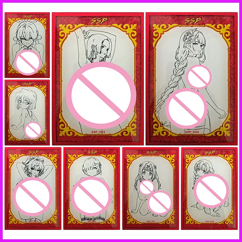 

Аниме История богини Редкие коллекционные карты SSP Mitsuri Fujiwara Chika Rem Ganyu Raiden Shogun Hancock Uta игрушки для мальчиков подарок