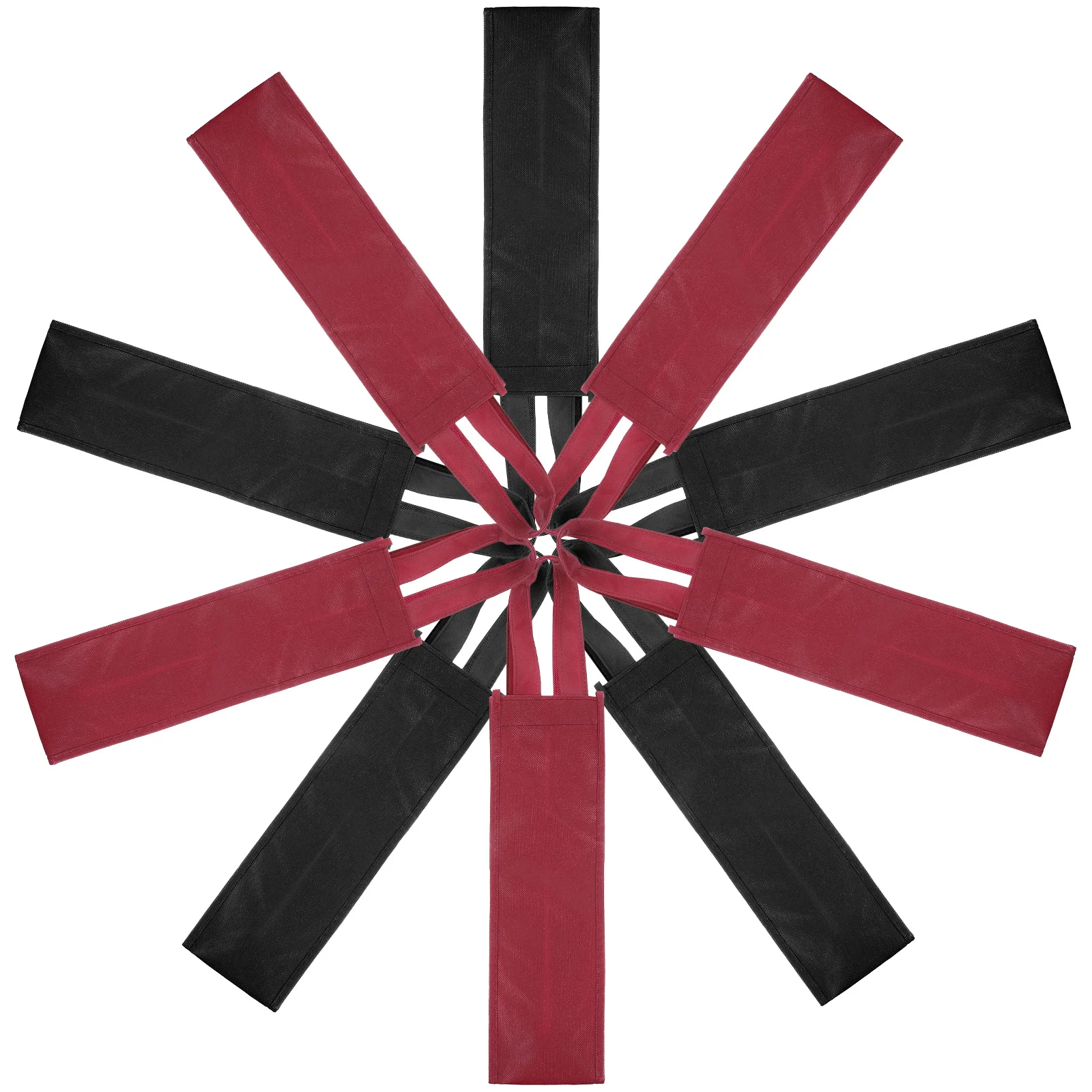 

10Pcs Wine Bottle Gift Bags Non-Woven Material Sturdy Lightweight Practical for Picnics Parties Travel Gifts Wine Gift Bag