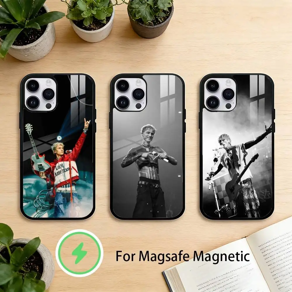 

Machine K-Kelly Phone Case For iPhone 17,16,15,14,13,12,Plus,Pro,Max For Magnetic Wireless Charge