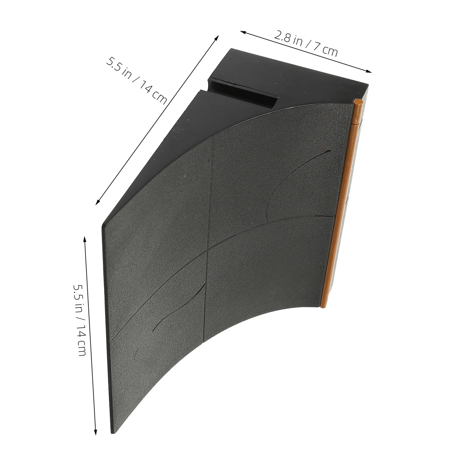 2Pcs Finger Skateboard Obstacle Ramp Set Compact Skate Park Props for Creative Play Pressure Resistant Training Tool