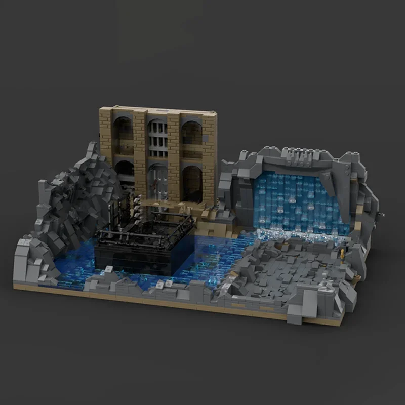 

2218pcs Moc Movie Series Batcave Modularity Buildings Building Blocks Set Creativity Assembly Bricks Toy Present