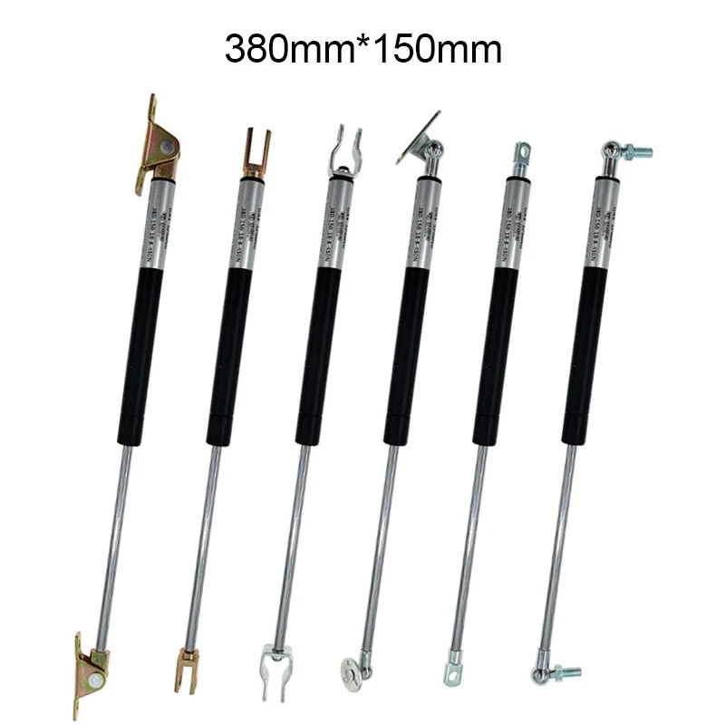 18*8 Rod Gas spring folding hinge 50N-500N/5kg-50kg Force lift support Stroke distance 150mm Hole Center Distance 380mm