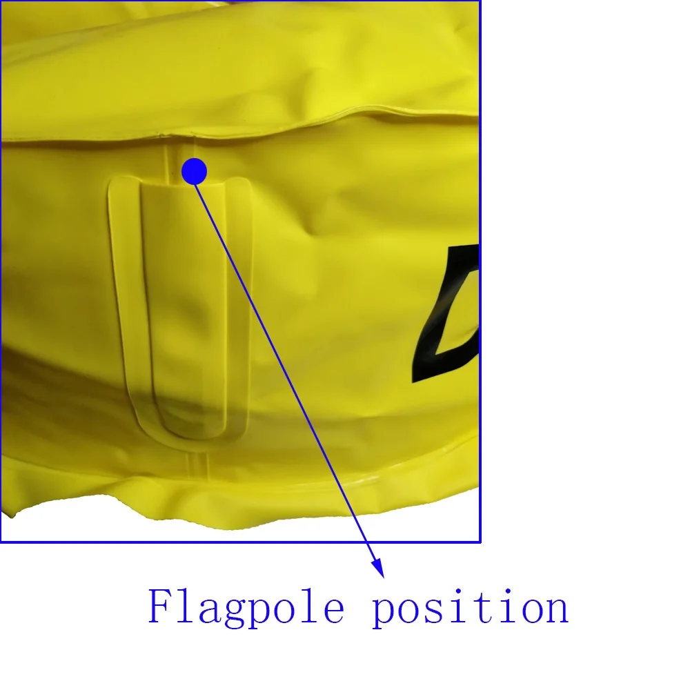 Scuba Diving Deluxe Diver Below Flag Float without flag Inflatable Diver Down Flag Bouy for Wreck Cave Diving