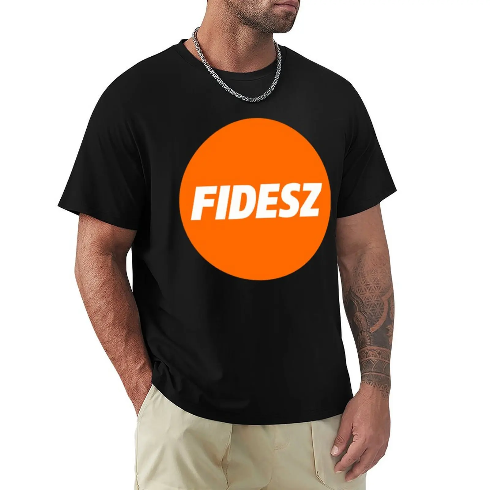 Camiseta FIDESZ Magyar Polgári Sz?vetség, Camiseta de Manga Corta para Festival